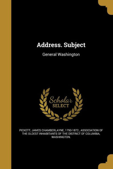 Address. Subject