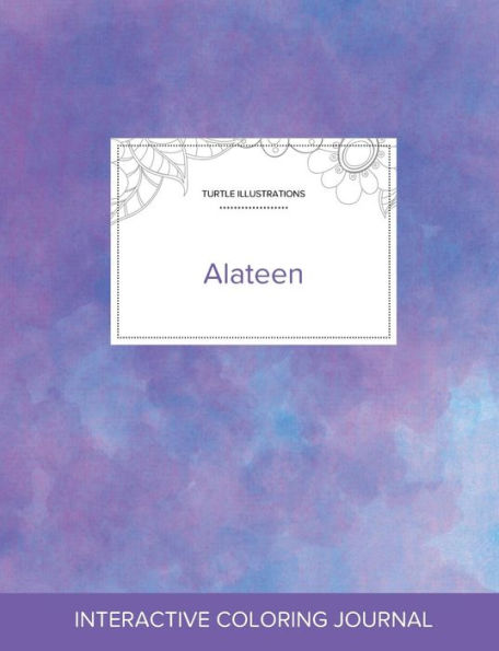 Adult Coloring Journal: Alateen (Turtle Illustrations, Purple Mist)