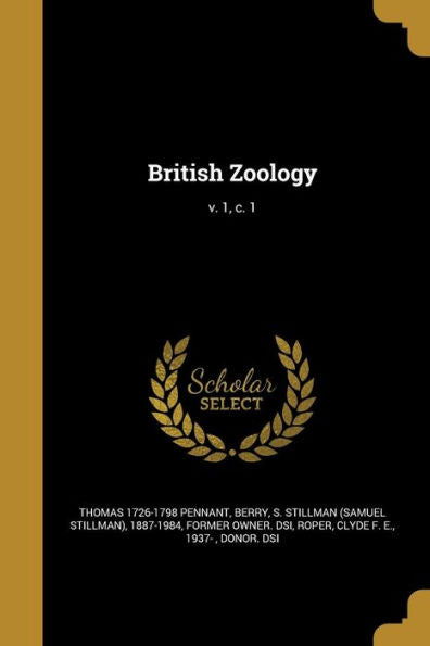 British Zoology; V. 1, C. 1