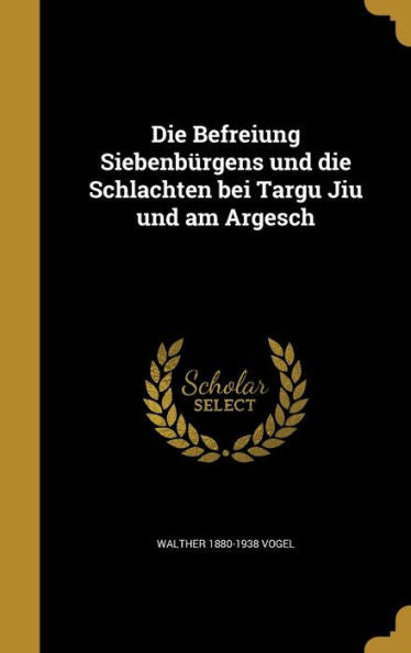 Die Befreiung Siebenburgens Und Die Schlachten Bei Targu Jiu Und Am Argesch (German Edition)