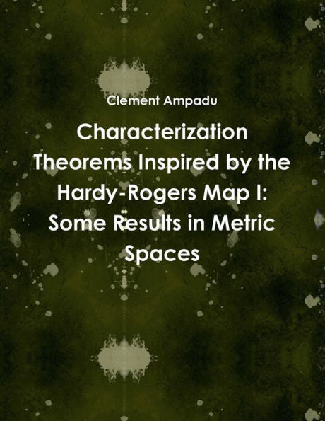 Characterization Theorems Inspired By The Hardy-Rogers Map I: Some Results In Metric Spaces