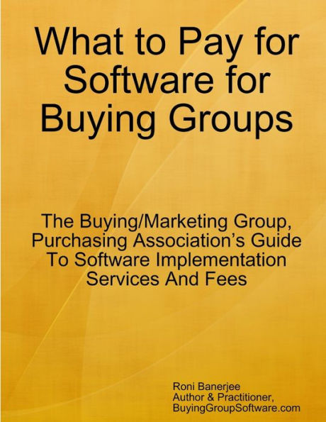 What To Pay For Software For Buying Groups