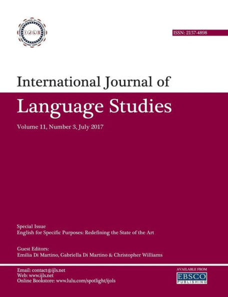 International Journal Of Language Studies (Ijls) ?Volume 11(3)