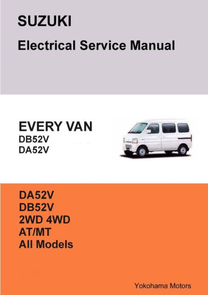 Suzuki Every Van Electrical Service Manual Db52V Da52V