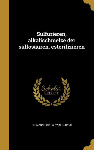 Sulfurieren, Alkalischmelze Der Sulfosäuren, Esterifizieren (German Edition)