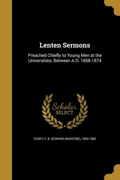 Lenten Sermons