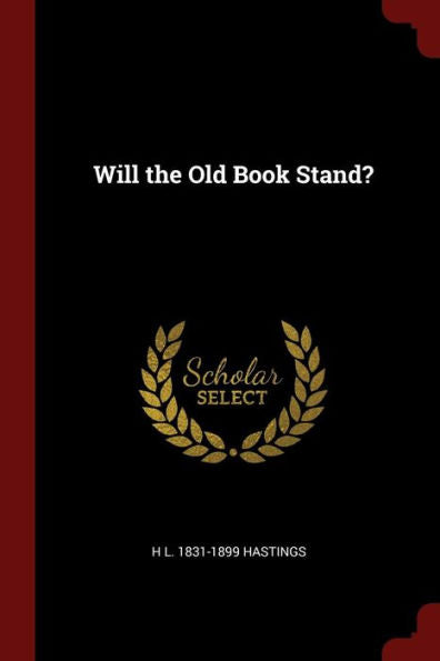 Will The Old Book Stand?