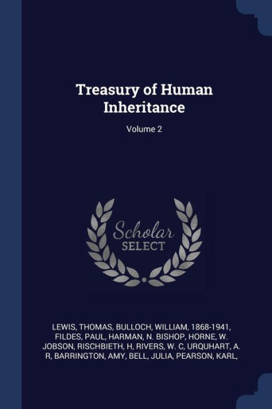 Treasury Of Human Inheritance; Volume 2