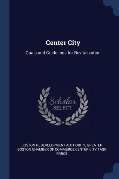 Center City: Goals And Guidelines For Revitalization