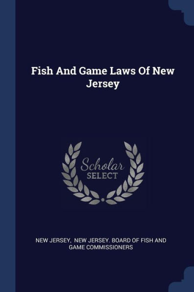 Fish And Game Laws Of New Jersey