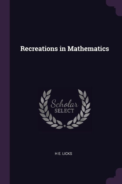 Recreations In Mathematics