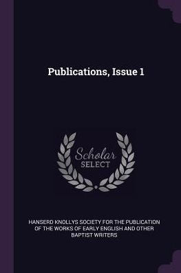 Publications, Issue 1