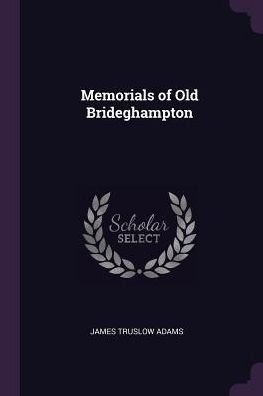 Memorials Of Old Brideghampton