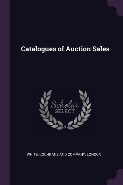 Catalogues Of Auction Sales