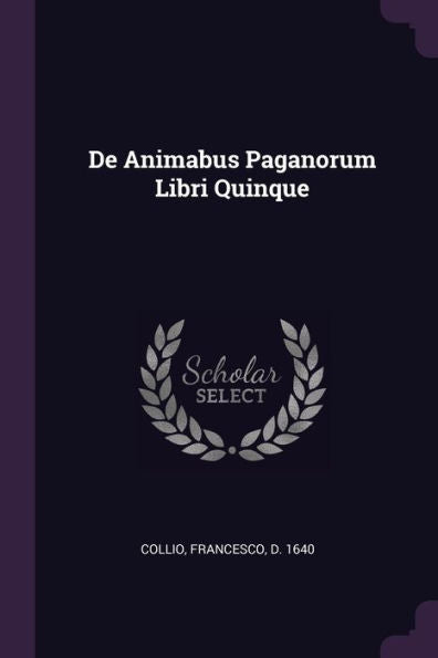 De Animabus Paganorum Libri Quinque