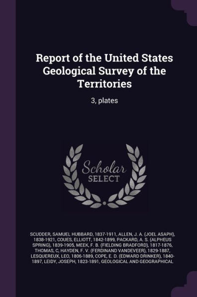 Report Of The United States Geological Survey Of The Territories: 3, Plates