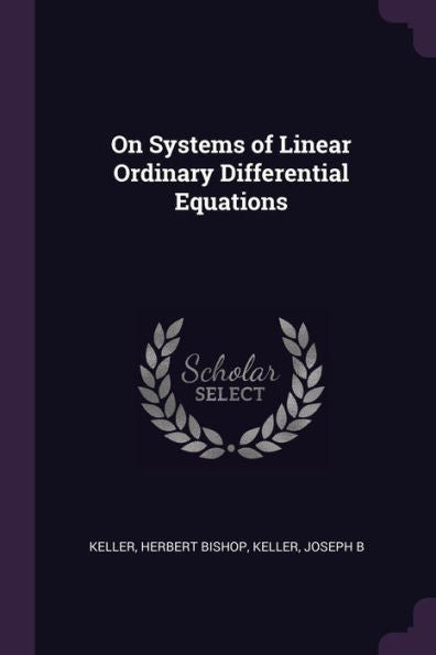 On Systems Of Linear Ordinary Differential Equations