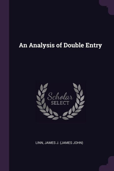 An Analysis Of Double Entry