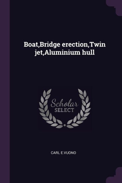 Boat, Bridge Erection, Twin Jet, Aluminium Hull