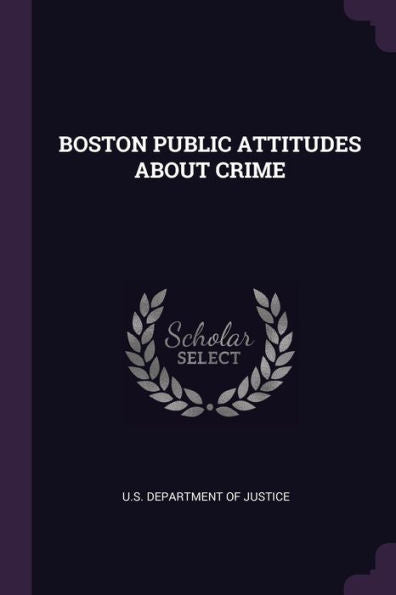 Boston Public Attitudes About Crime