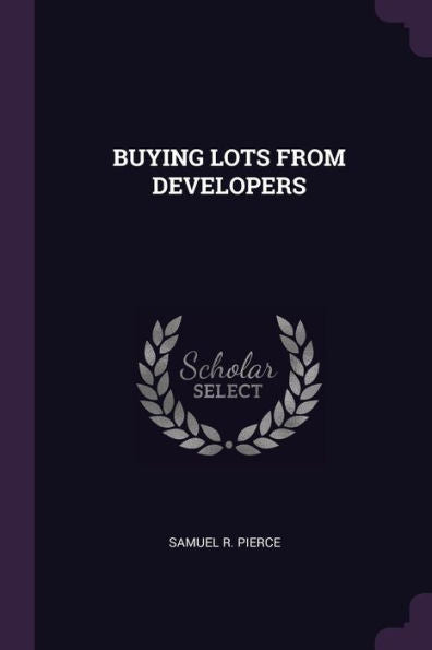 Buying Lots From Developers
