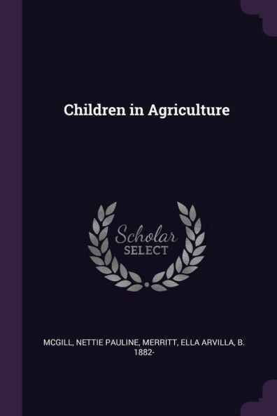 Children In Agriculture