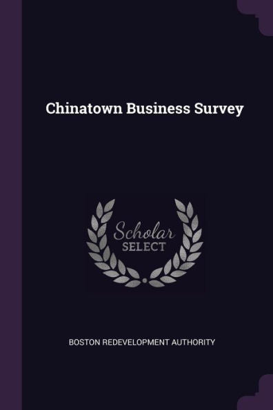 Chinatown Business Survey