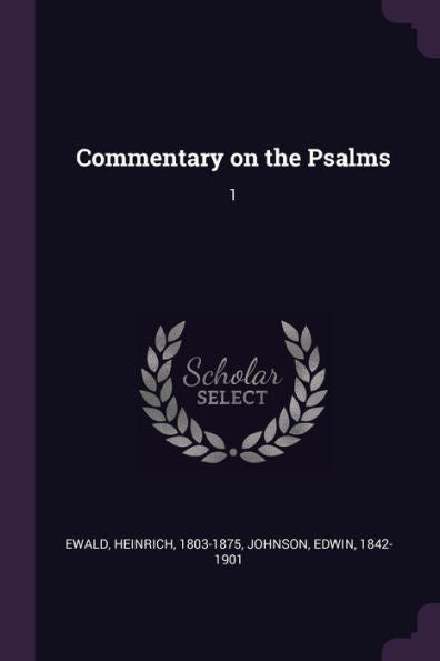 Commentary On The Psalms: 1
