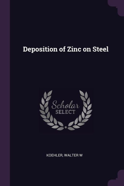Deposition Of Zinc On Steel
