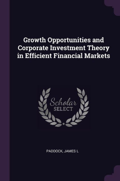 Growth Opportunities And Corporate Investment Theory In Efficient Financial Markets
