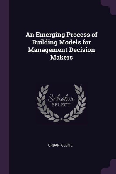 An Emerging Process Of Building Models For Management Decision Makers