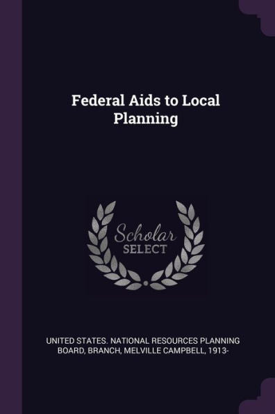 Federal Aids To Local Planning