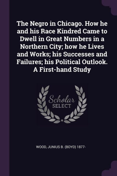 The Negro In Chicago. How He And His Race Kindred Came To Dwell In Great Numbers In A Northern City; How He Lives And Works; His Successes And Failures; His Political Outlook. A First-Hand Study