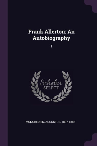 Frank Allerton: An Autobiography: 1