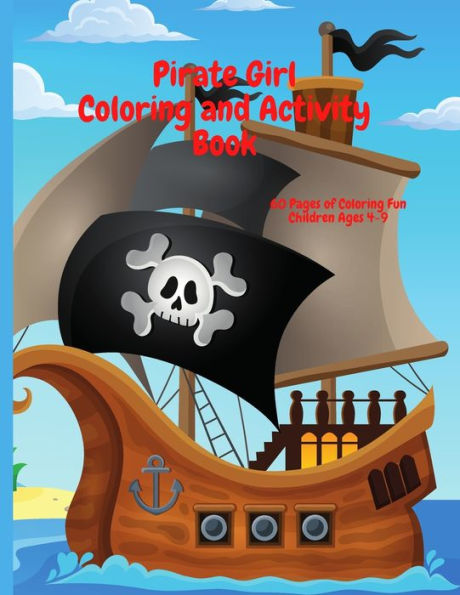 Pirate Girl Coloring And Activity Book