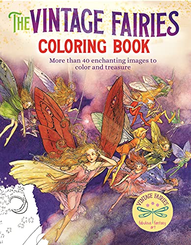 Vintage Fairies Coloring Book