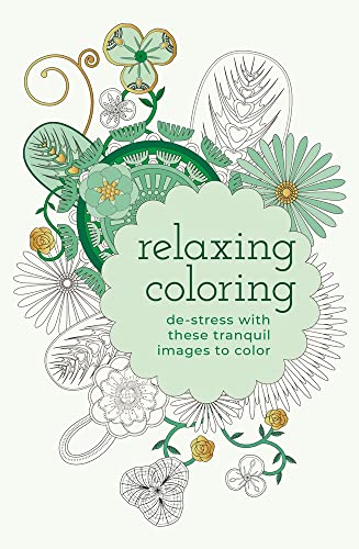 Relaxing Coloring: De-Stress with these Tranquil Images to Color (Sirius Creative Coloring)