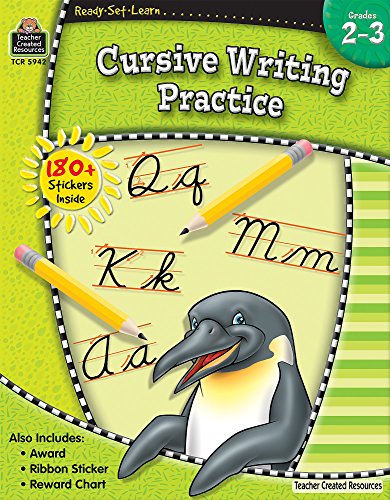 Ready??????Set??????Learn: Cursive Writing Practice, Grades 2??????3 From Teacher Created Resources (Ready, Set, Learn Series)