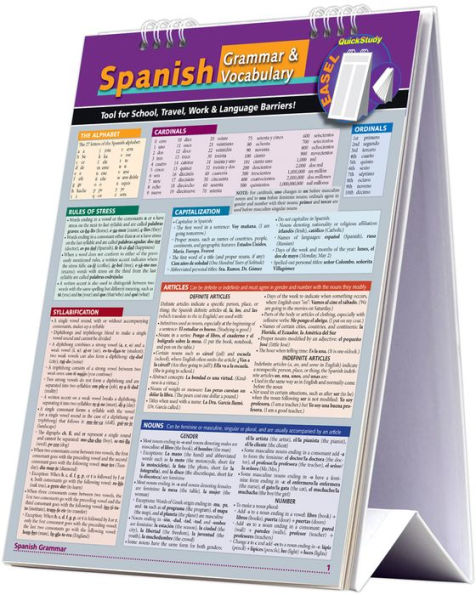 Spanish (Quickstudy)