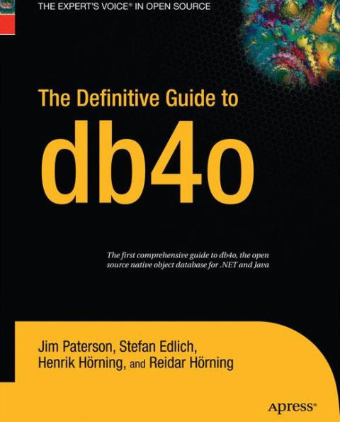 The Definitive Guide To Db4O