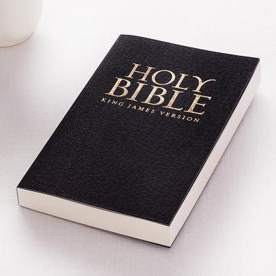 Kjv Holy Bible, Gift And Award Bible - Softcover, King James Version, Black