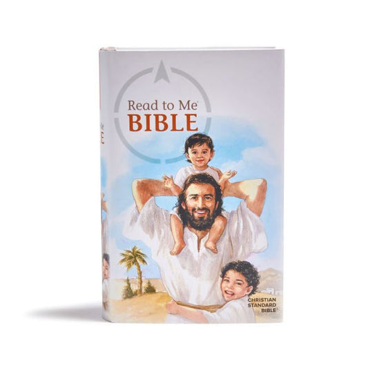 Csb Read To Me Bible, Red Letter, Single-Column, Gospel Presentation, Full-Color Inserts, Illustrations, Bible Stories, Easy-To-Read Bible Serif Type