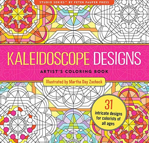 Kaleidoscope Designs Adult Coloring Book (31 Stress-Relieving Designs) (Studio)