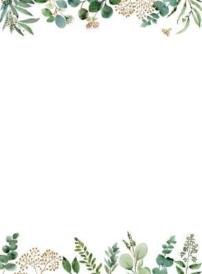 Eucalyptus Boxed Stationery (24 Sheets, 30 Envelopes)