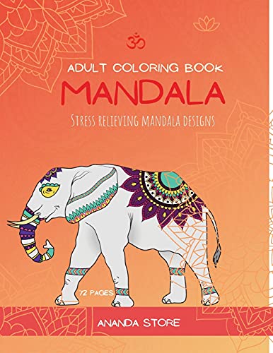 Mandala Animals Coloring Book: Mandala Animals Coloring Book For Adults: Beautiful Large Print Patterns And Animals Coloring Page Designs For Girls, ... And Seniors For Stress Relief And Relaxations