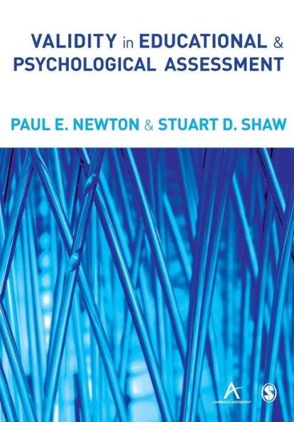 Validity In Educational And Psychological Assessment