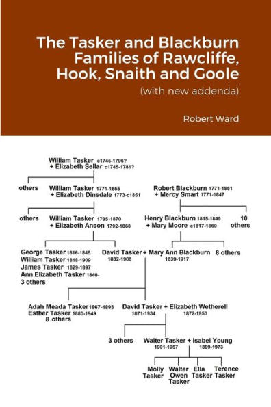 The Tasker And Blackburn Families Of Rawcliffe, Hook, Snaith And Goole: (With New Addenda)