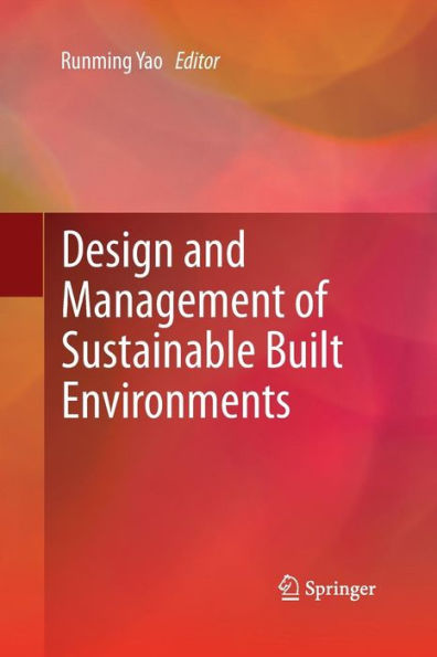 Design And Management Of Sustainable Built Environments