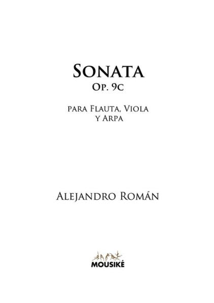 Sonata Para Flauta, Viola Y Arpa, Op. 9C (Spanish Edition)