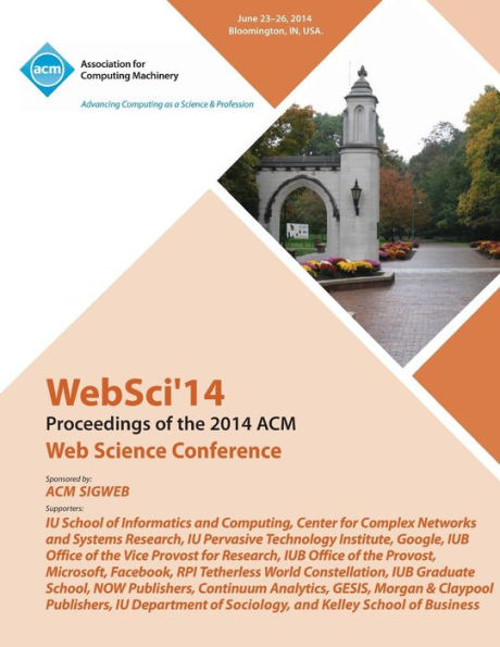 Websci 14 Acm Web Science Conference